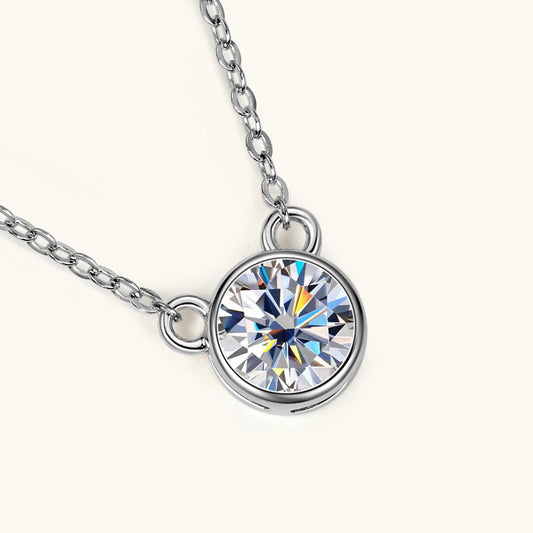 moissanite necklace pendant