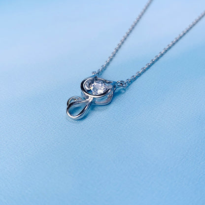 movable diamond cat charm