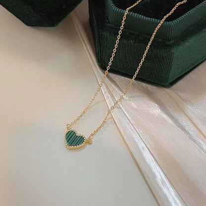 malachite necklace for women