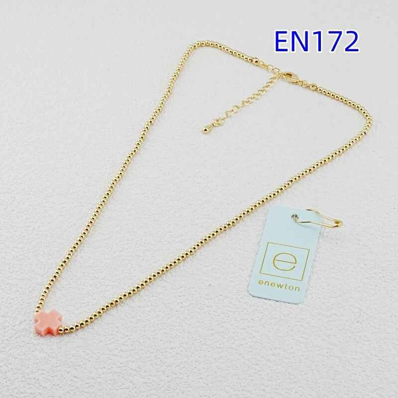 enewton Colorful Cross Beaded Necklace