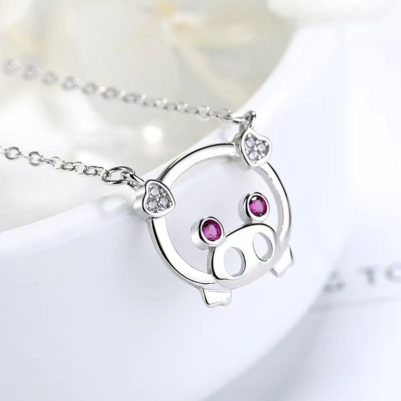 ruby pig necklace fow women