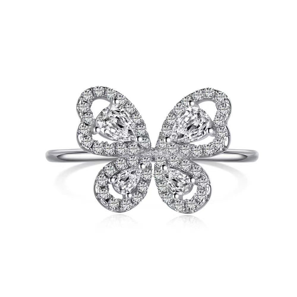 stunning butterfly ring