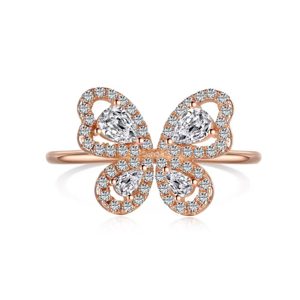 butterfly ring for women