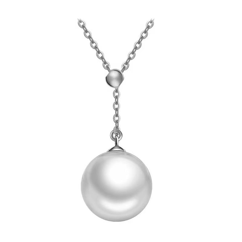 women`s pearl drop necklace