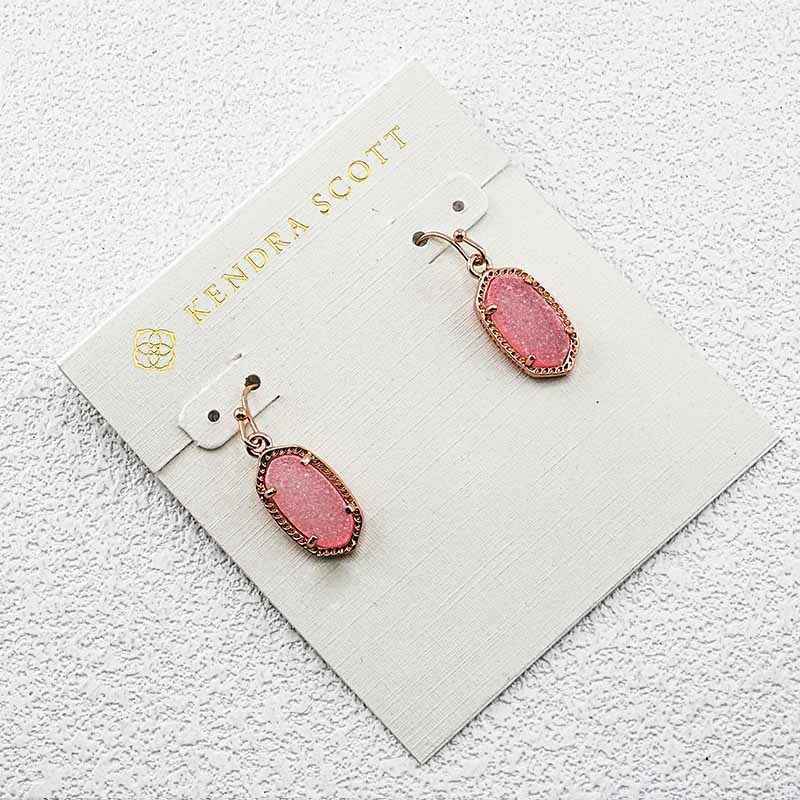 Kendra Scott Pink Toothstone Earrings