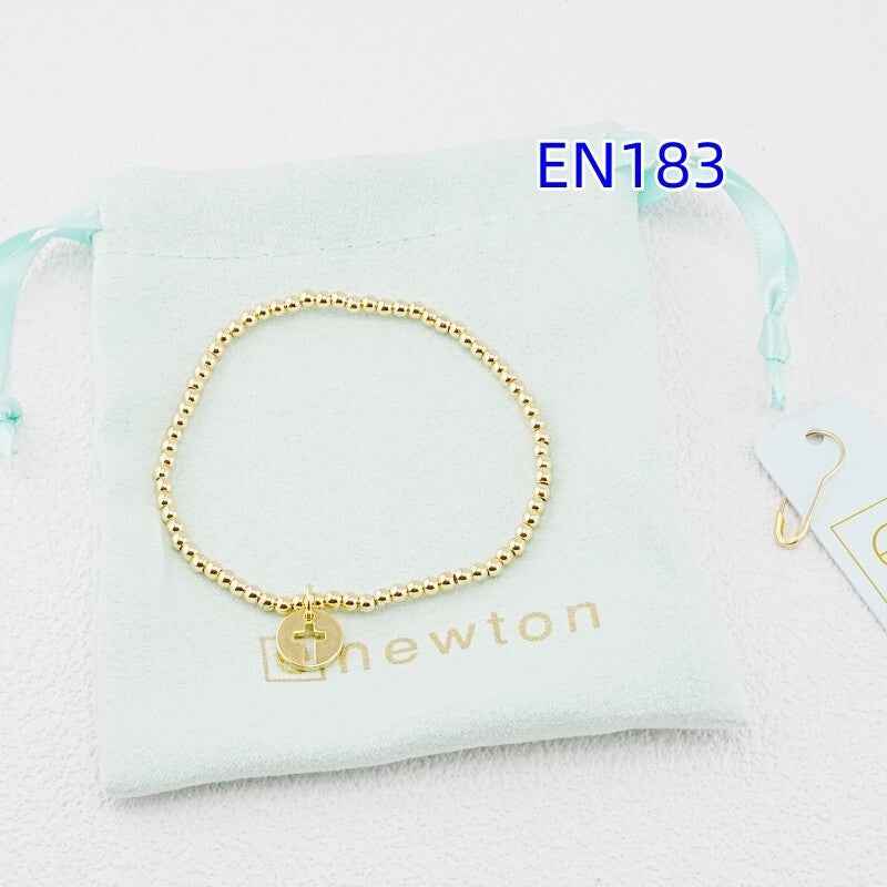 enewton Round Cross Pendant Bracelet