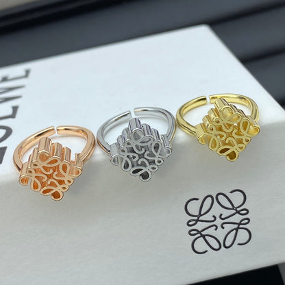 LOEWE Adjustable Open Metal Ring women