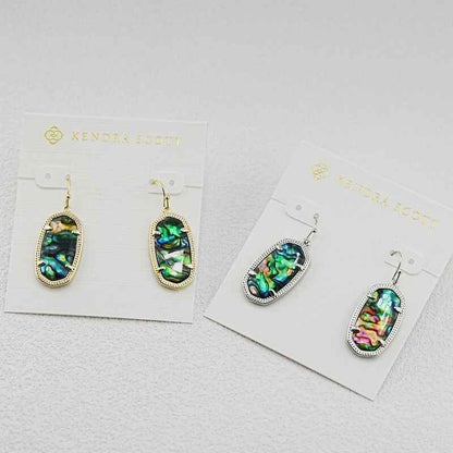 Kendra Scott Oval Abalone Shell Earrings