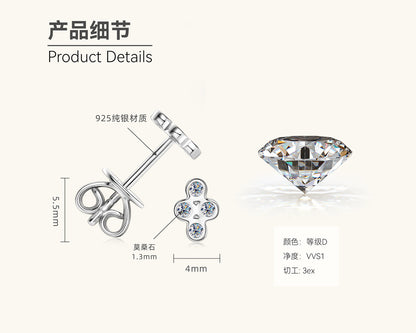 moissanite earrings for women