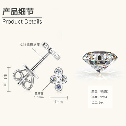 moissanite earrings for women