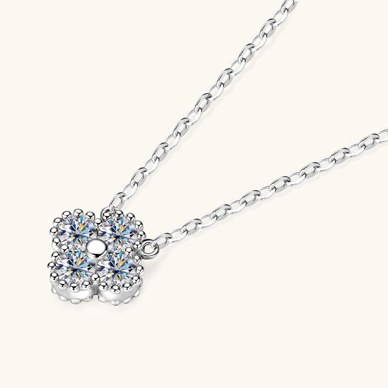 moissanite graduated tennis necklace