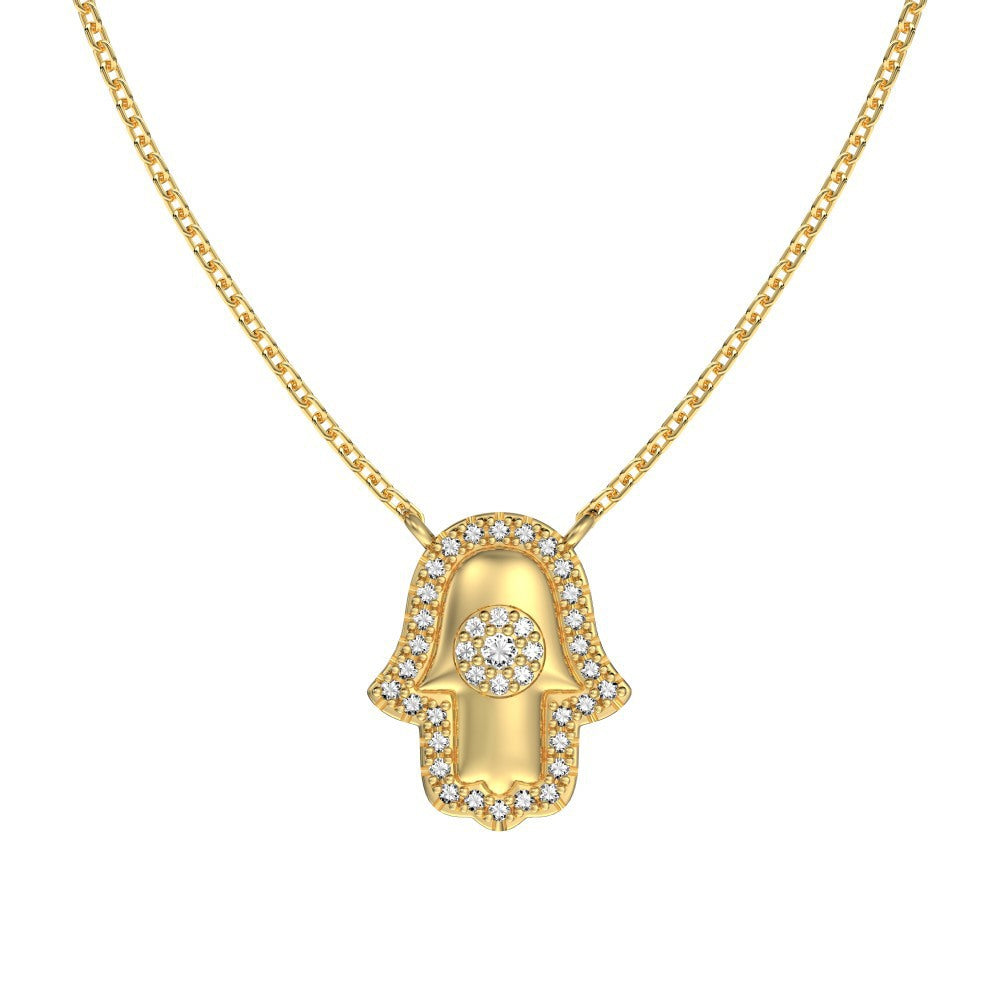 silver evil eye necklace