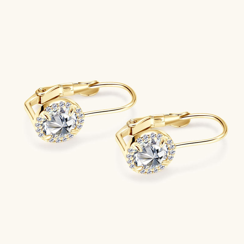 moissanite diamond earrings