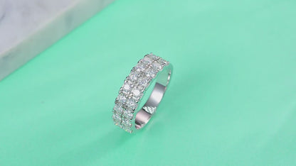 sterling silver and diamond engagement rings