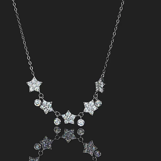 gra moissanite necklace