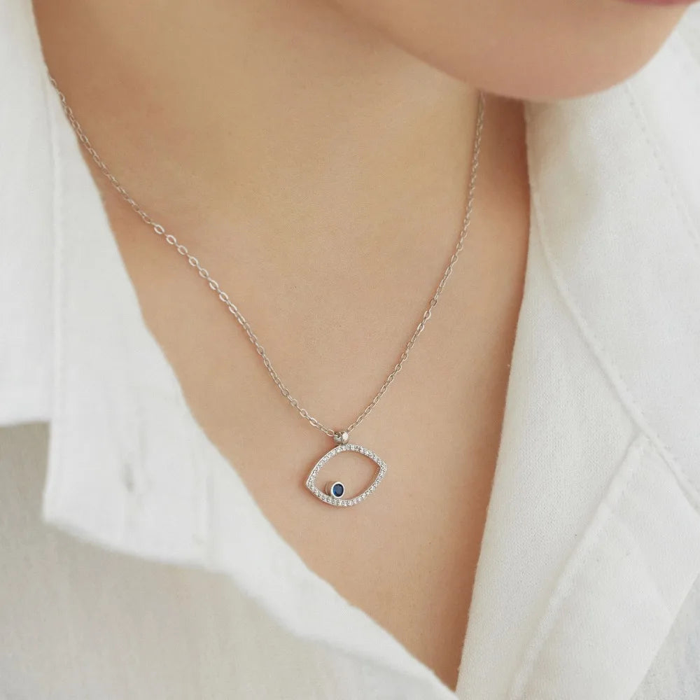 good luck evil eye necklace