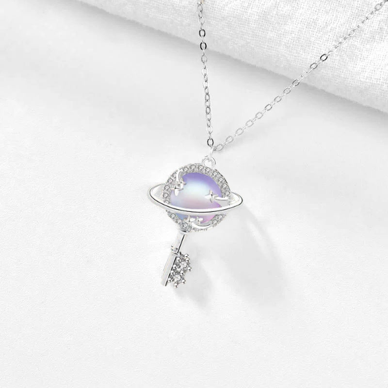 galaxy key pendant