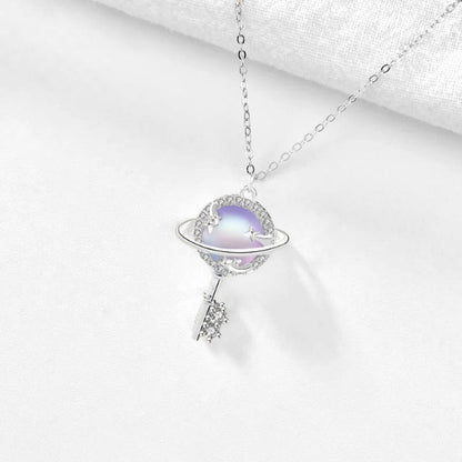 galaxy key pendant
