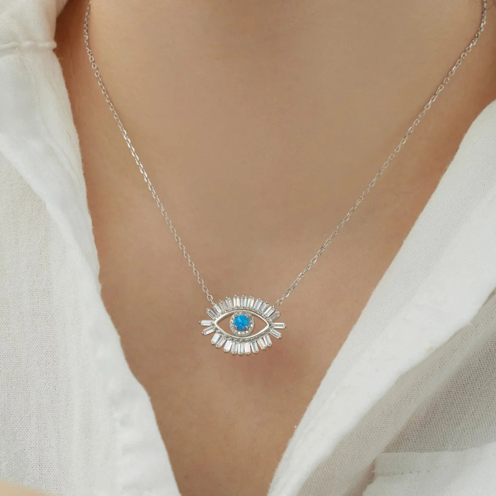durable evil eye necklace
