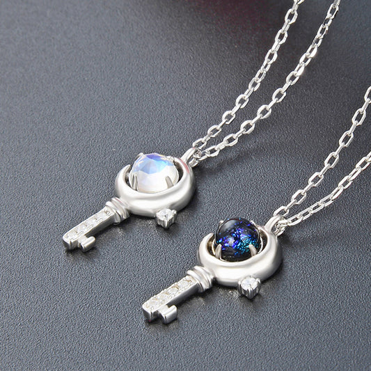 key pendant silver