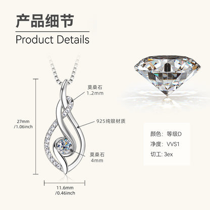 cheaper moissanite necklace