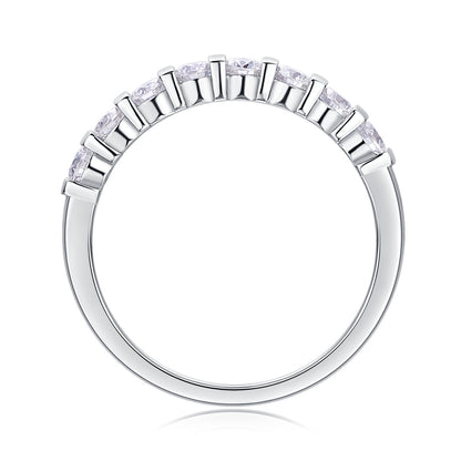 bezel set moissanite rings