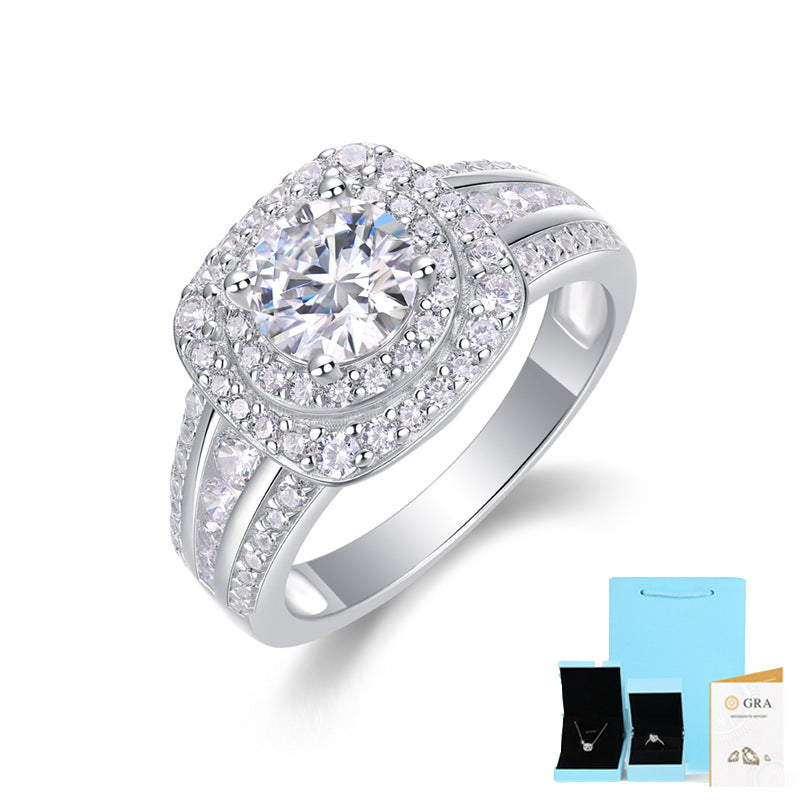 big moissanite engagement rings