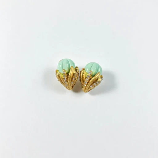 Oscar de la Renta Enamel Ice Cream Stud Earrings Women