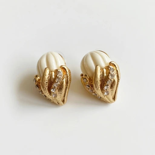 Oscar de la Renta Enamel Ice Cream Stud Earrings Women