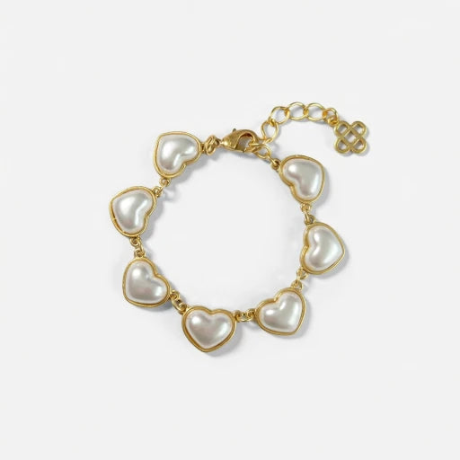 Oscar de la Renta Sweet Vintage Matte Heart Bracelet women