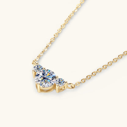 moissanite tennis necklace