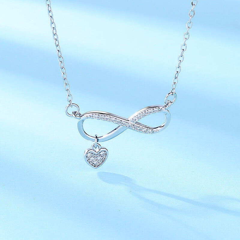 infinity heart necklace for daughter