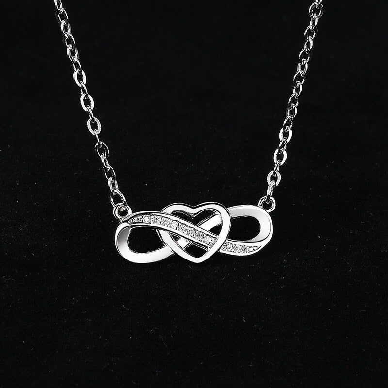 infinity necklace silver infinity heart necklace jared