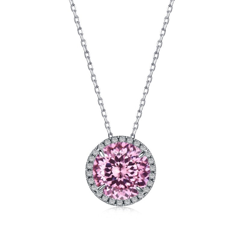 pink diamond necklace for men