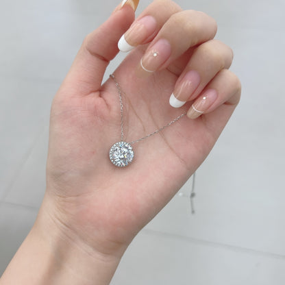 round?diamond?pendant?necklace JIMMY JEWELRY