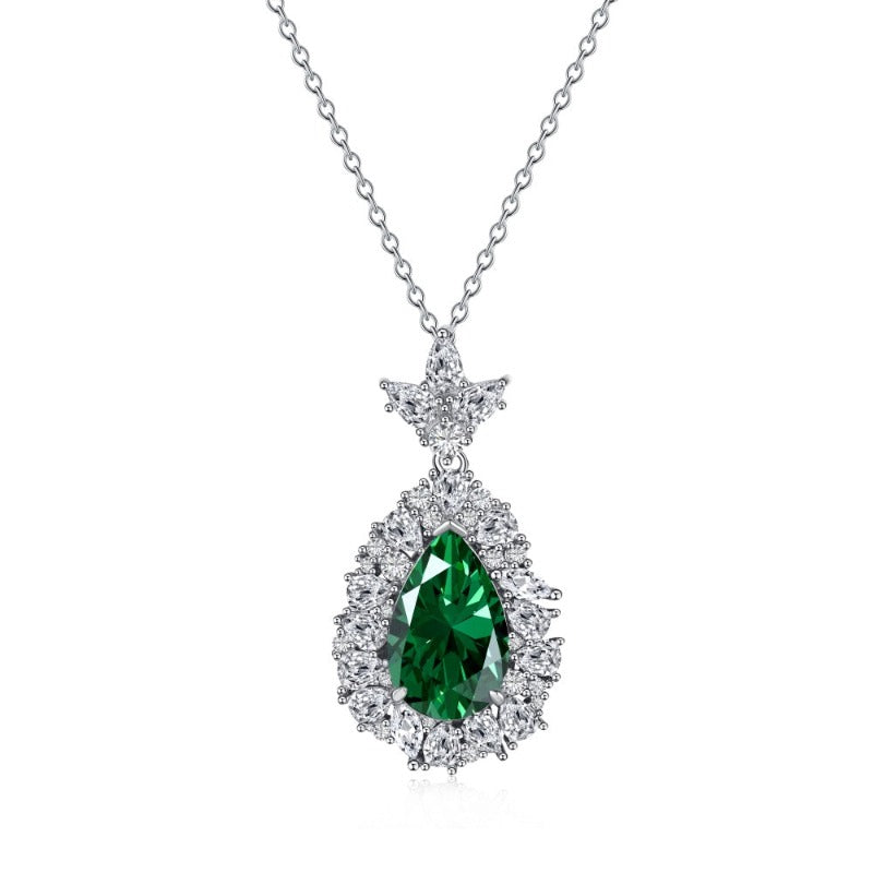 emerald diamond necklaces for women