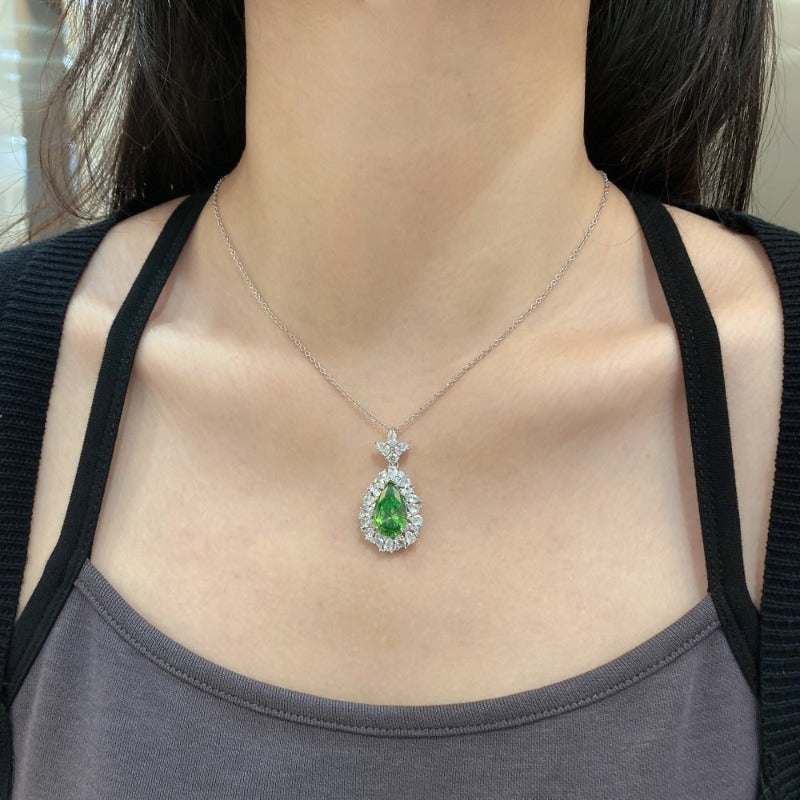 emerald diamond necklace jimmy jewelry