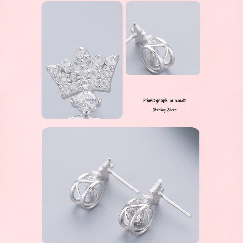 zirconia earrings for women 14k