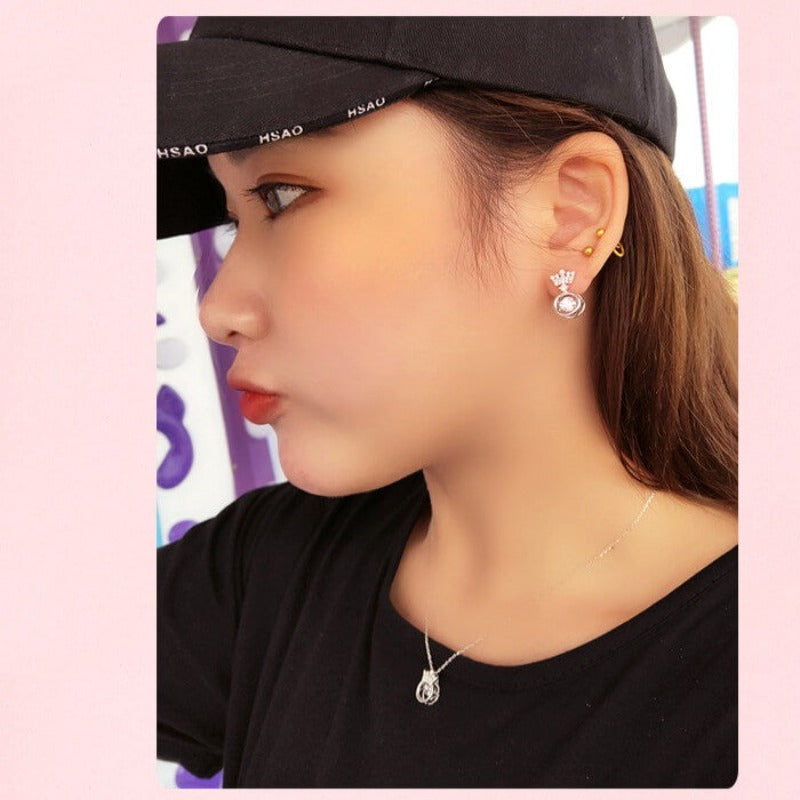 zirconia earrings