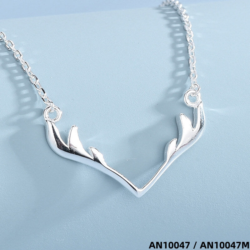 antler silver jewelry