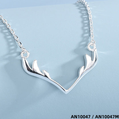 antler silver jewelry