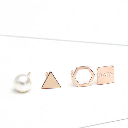 Simple Stud Earrings s925 usa