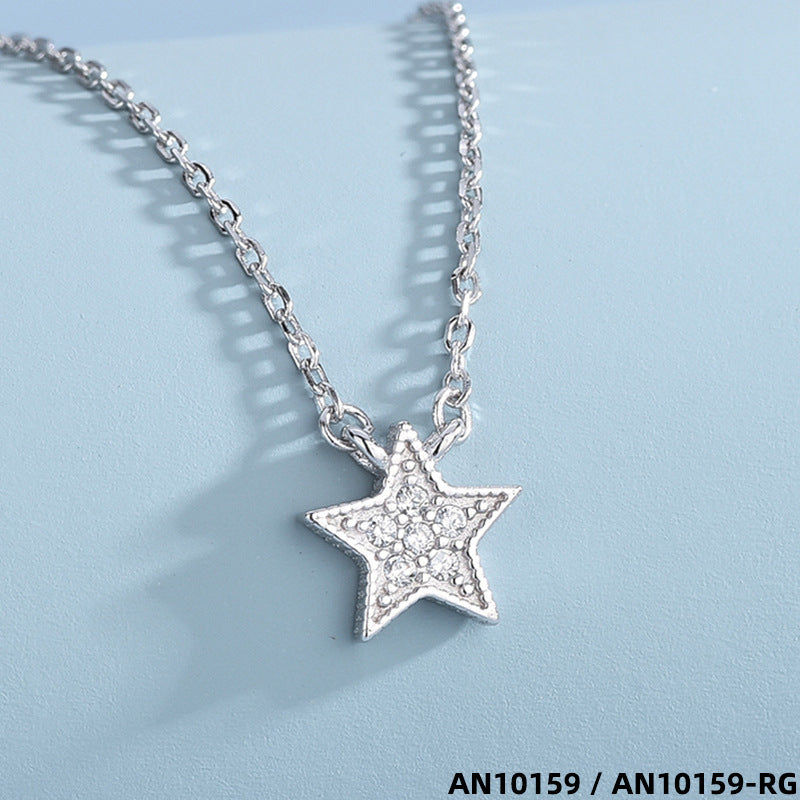 star necklace silver amazon
