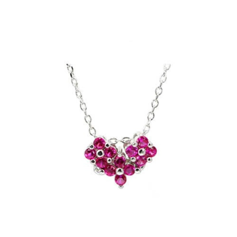purple diamond flower pendant wholesale