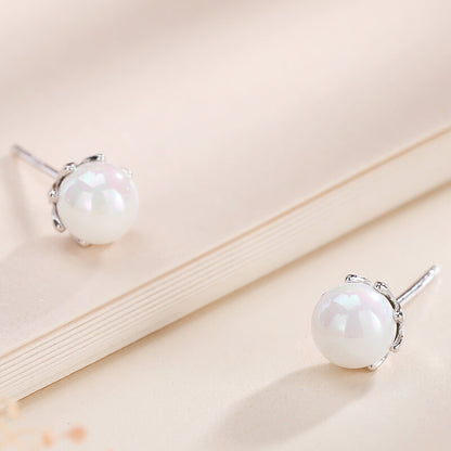 pearl earrings gold