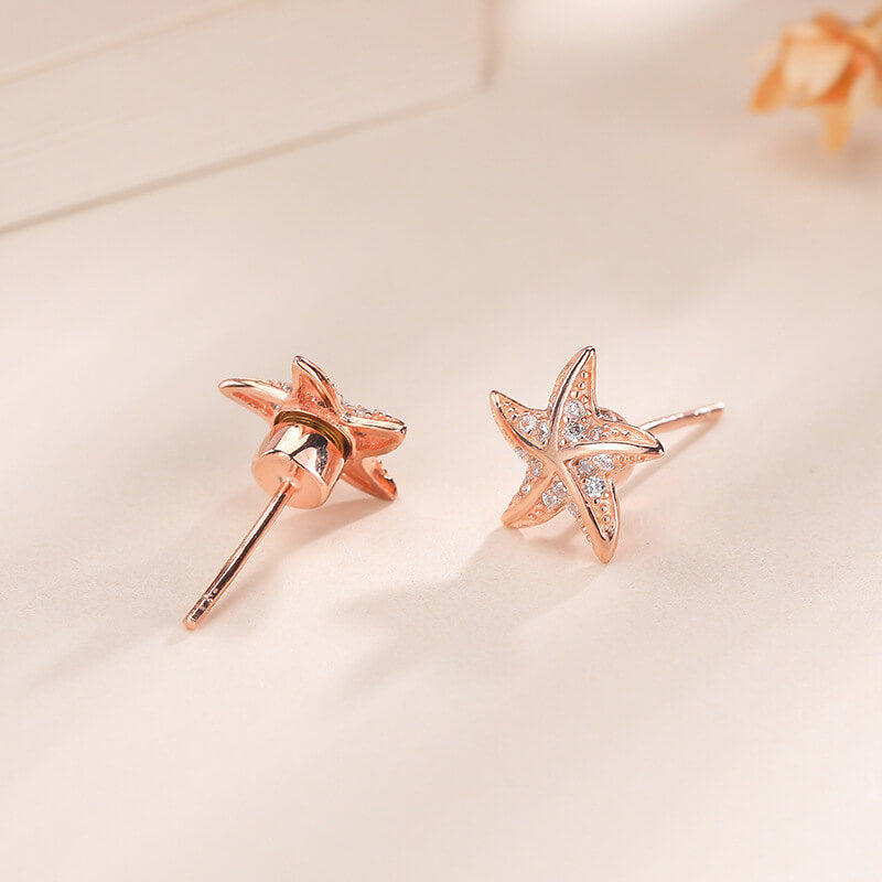 large starfish earrings 