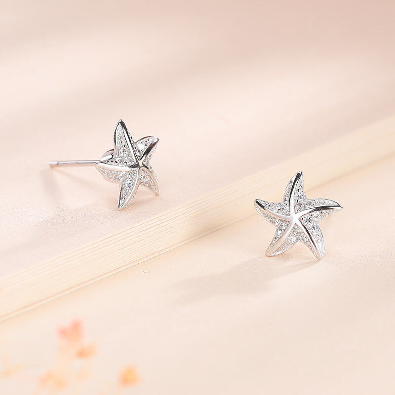starfish earrings zara