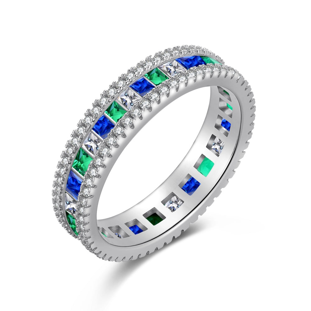 colorful diamond rings