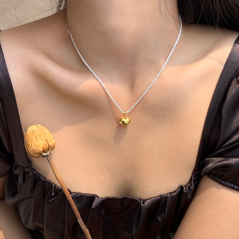 heart necklace sterling silver pendants