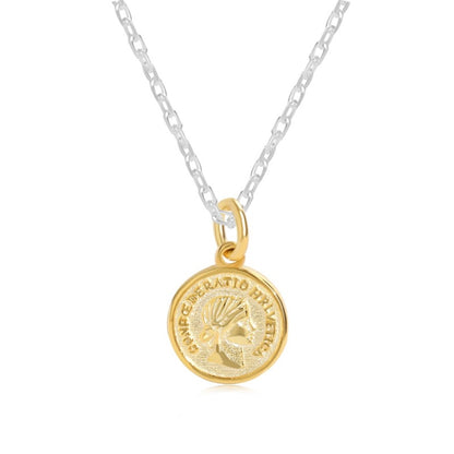 beautiful jewellery coin pendant